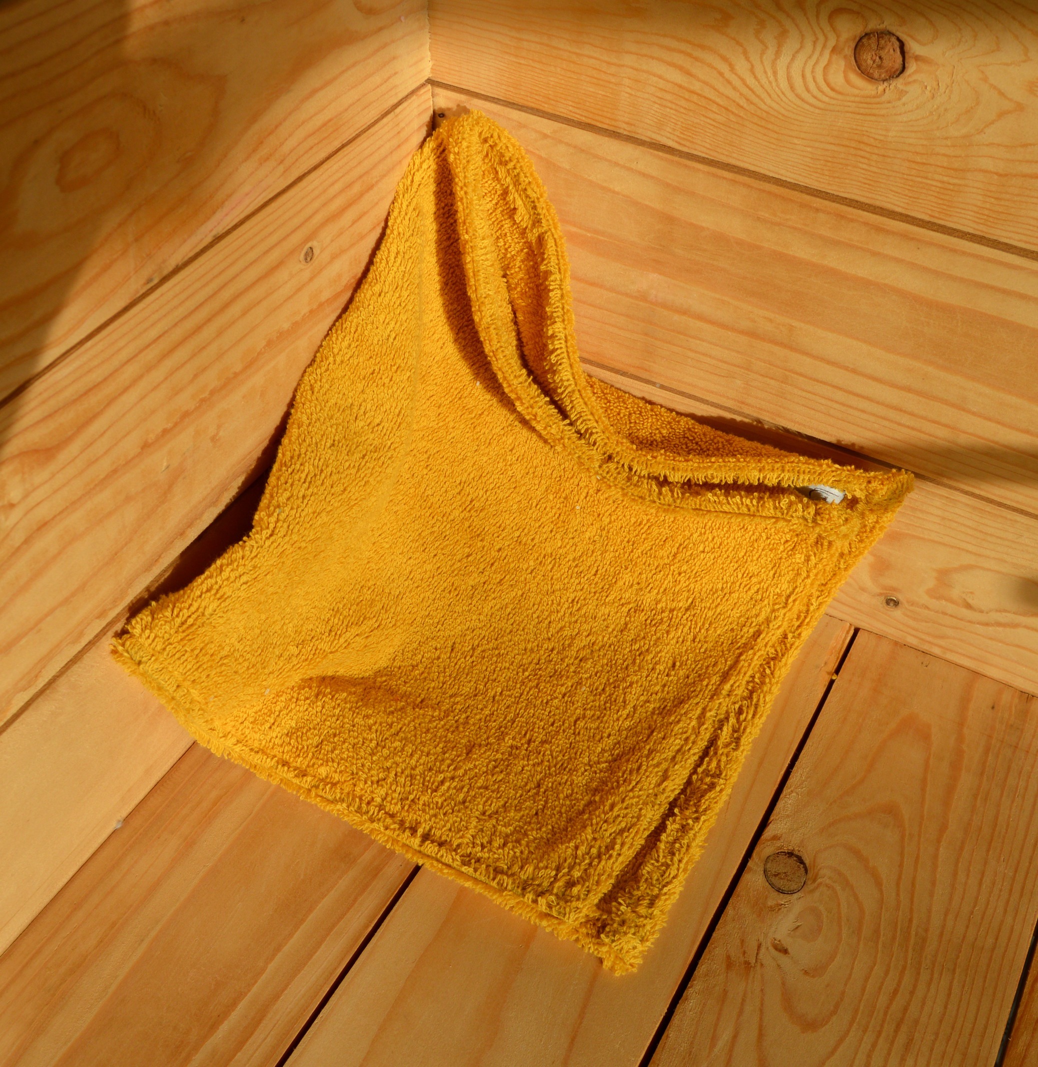 Jaune soleil petite serviette