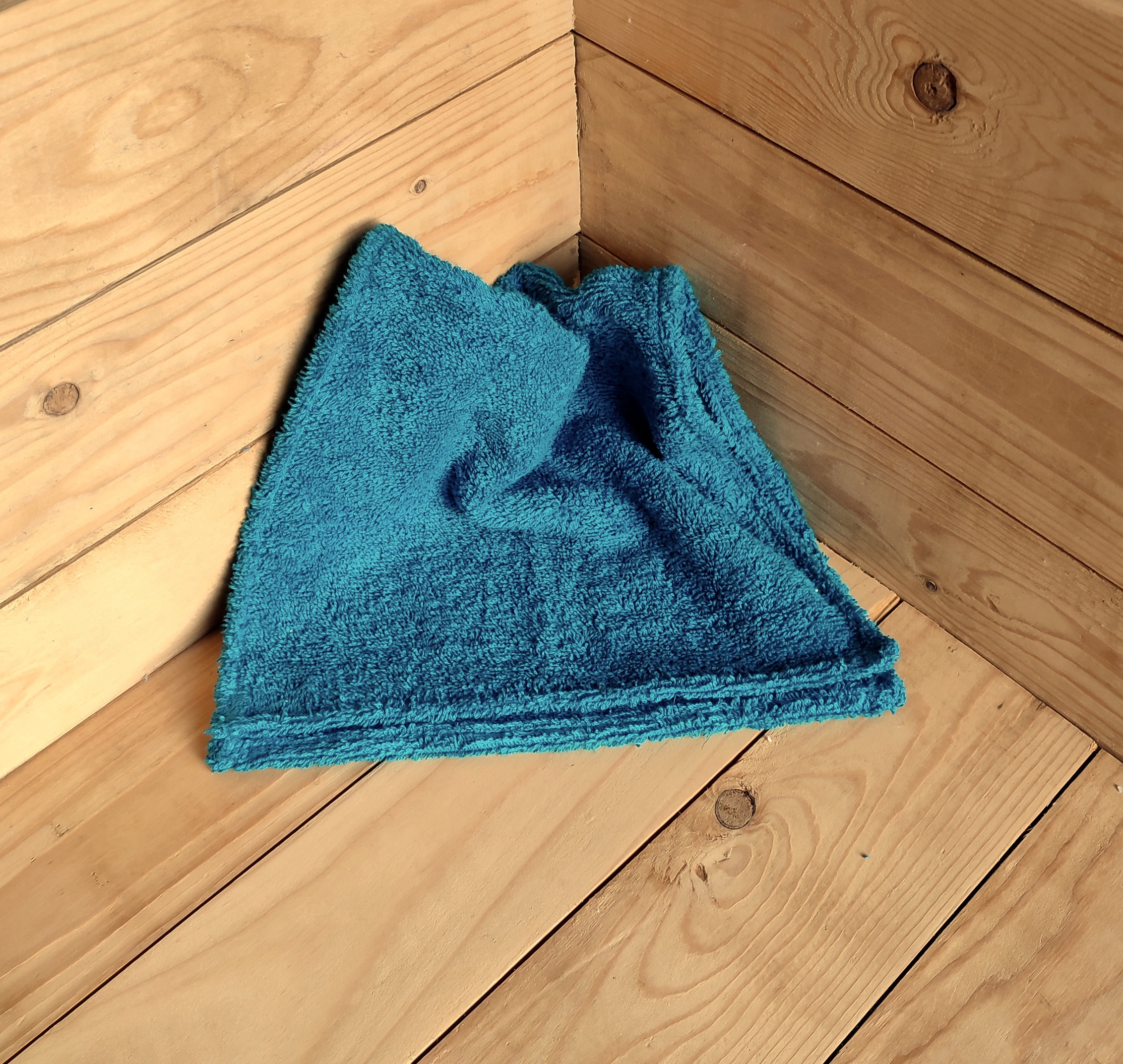 Bleu pétrole petite serviette