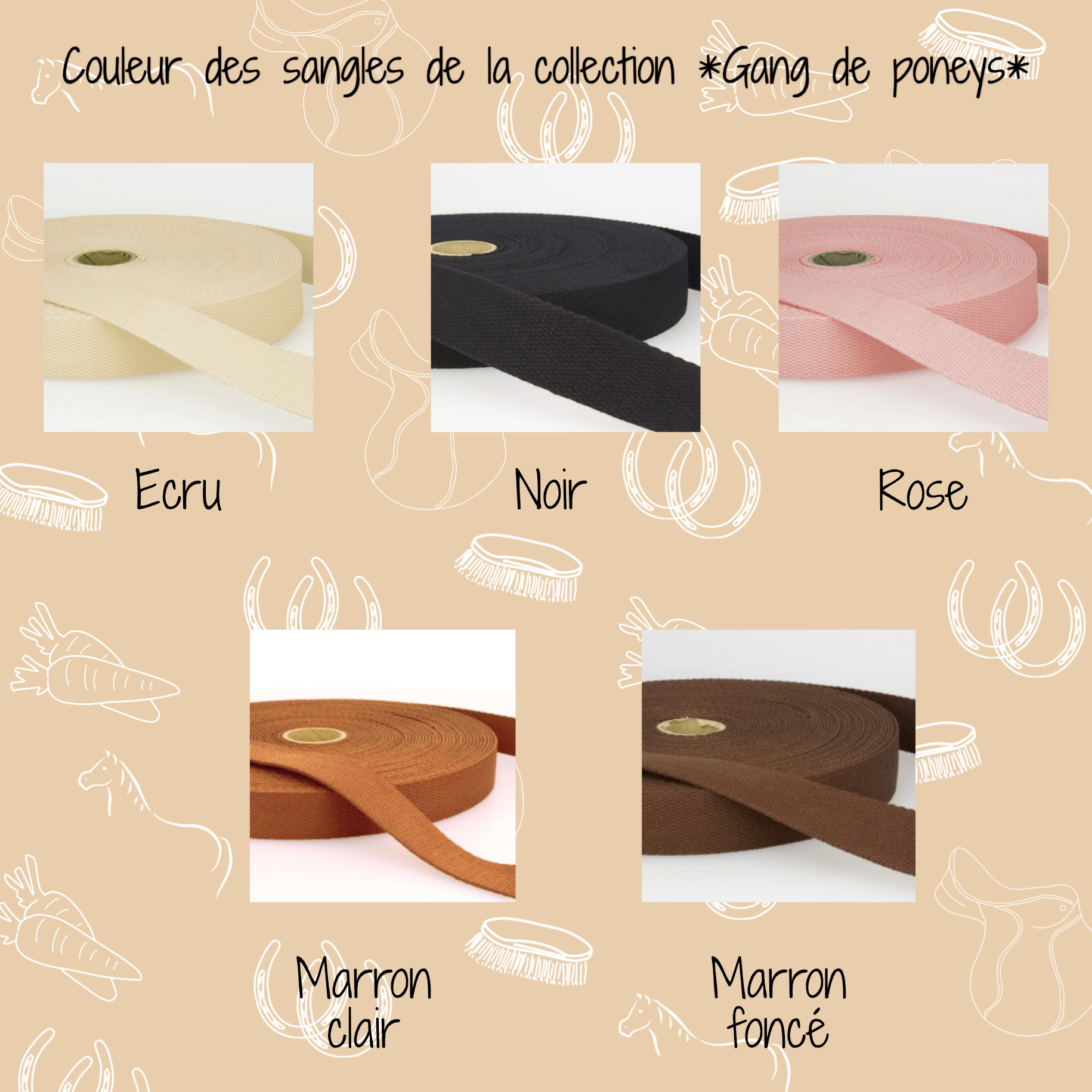 couleur des sangles