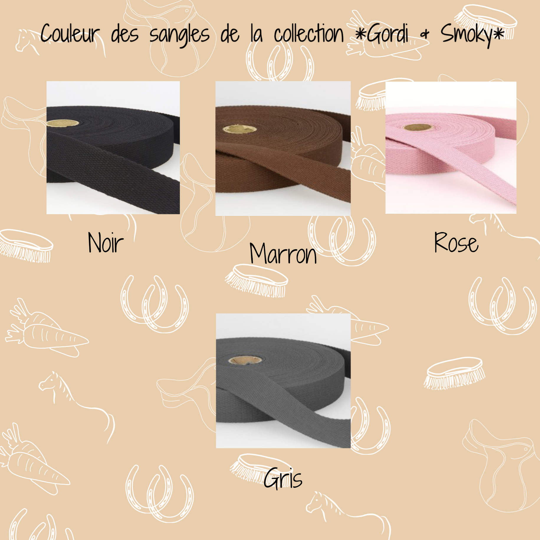couleur des sangles