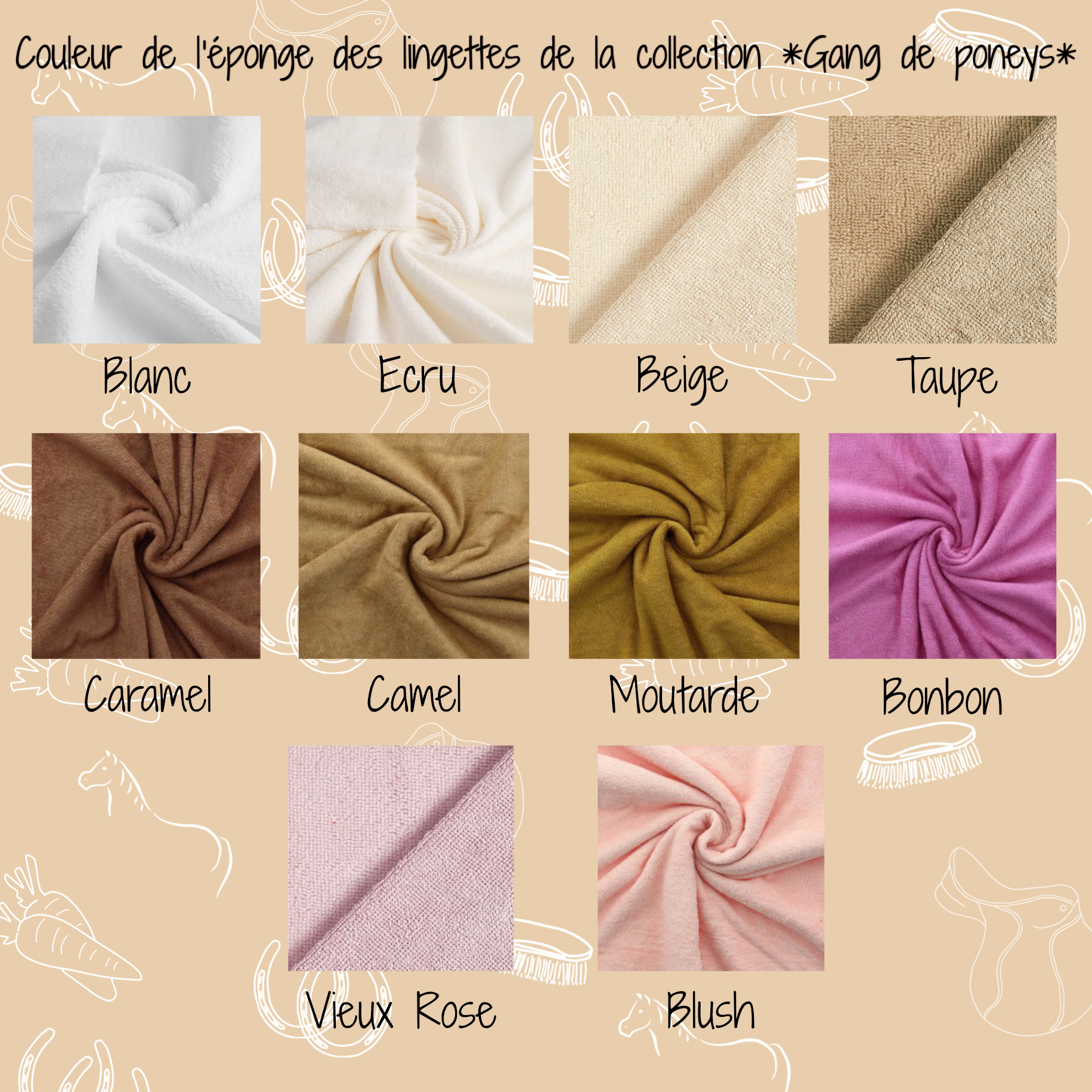 couleur éponge bambou