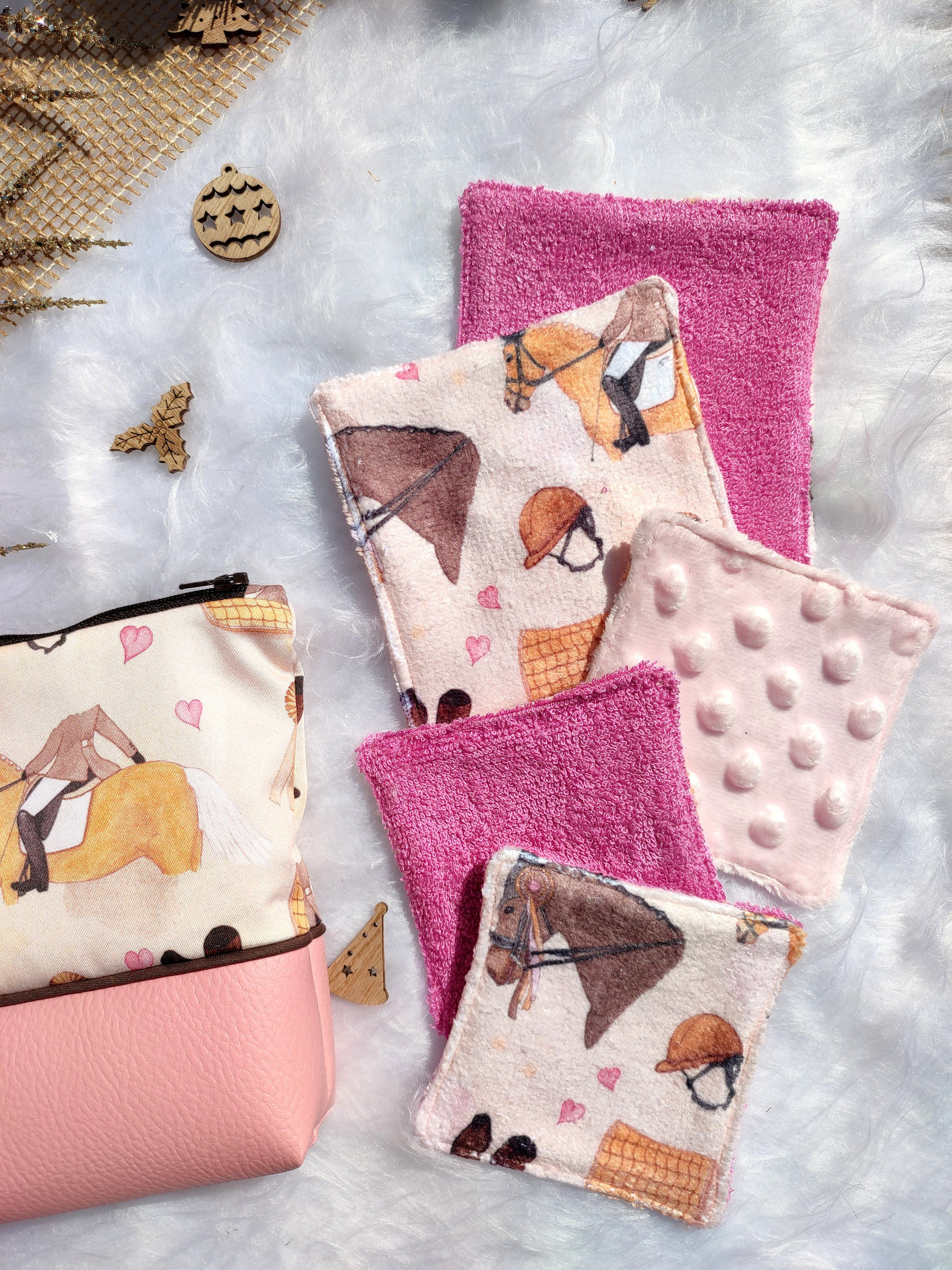 6.cotons lingettes gang de poneys réduit