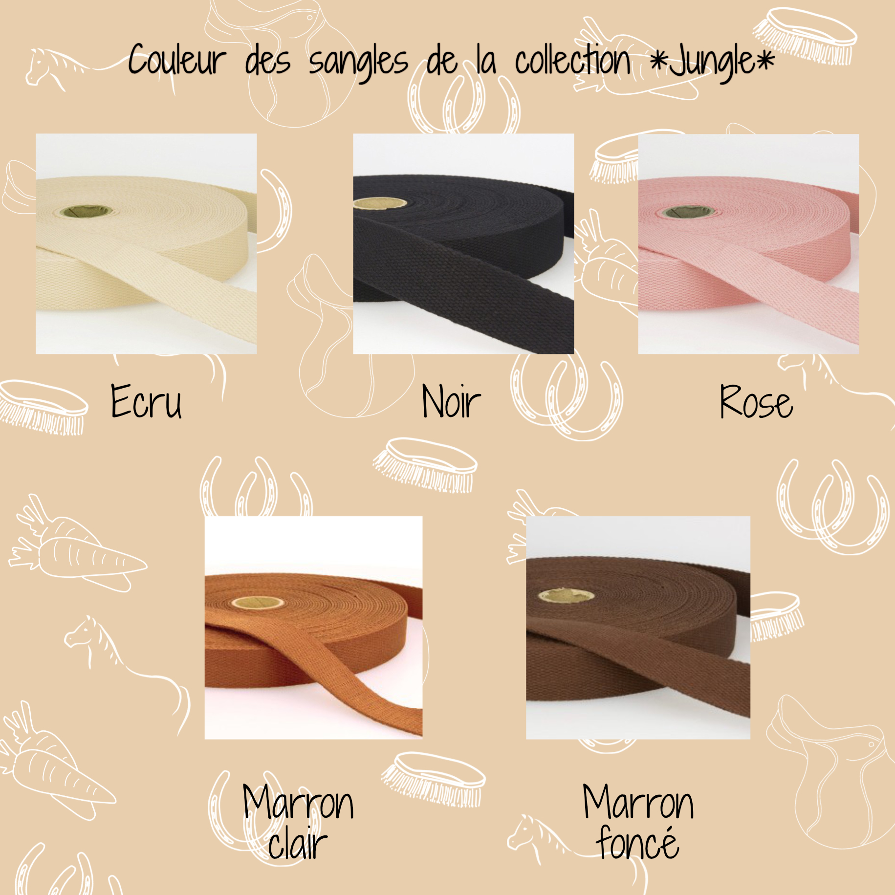 couleur des sangles