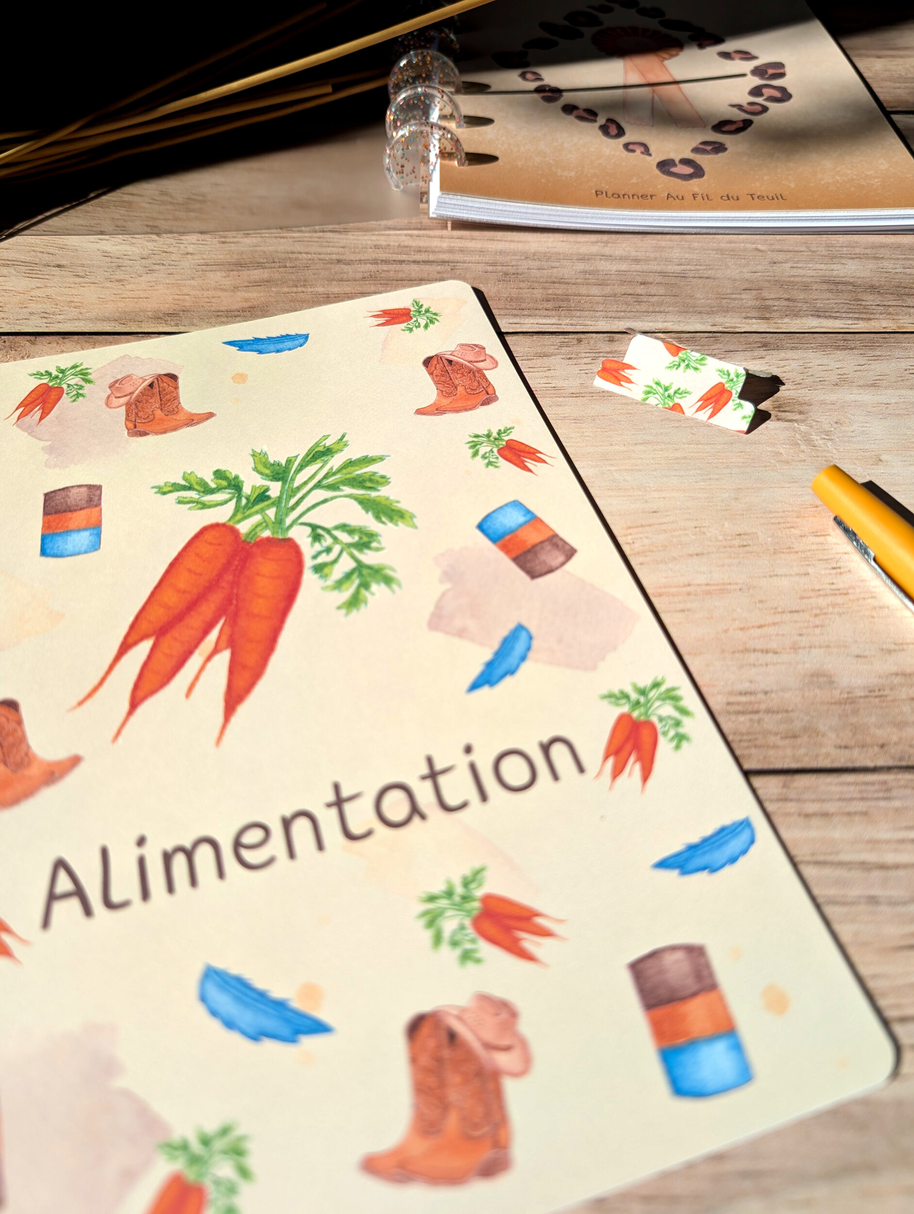 intercalaire alimentation onglet