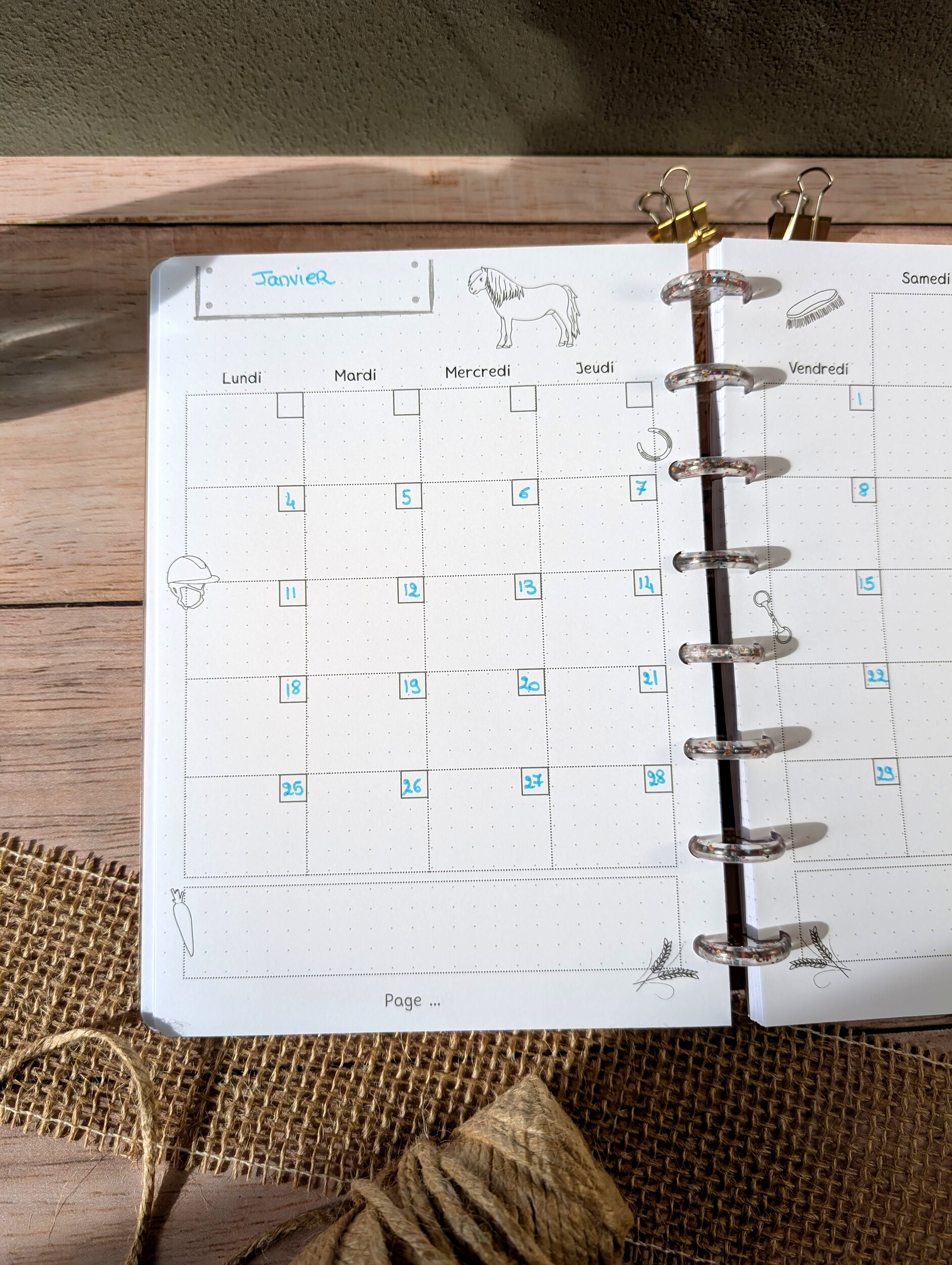 planning mensuel 2