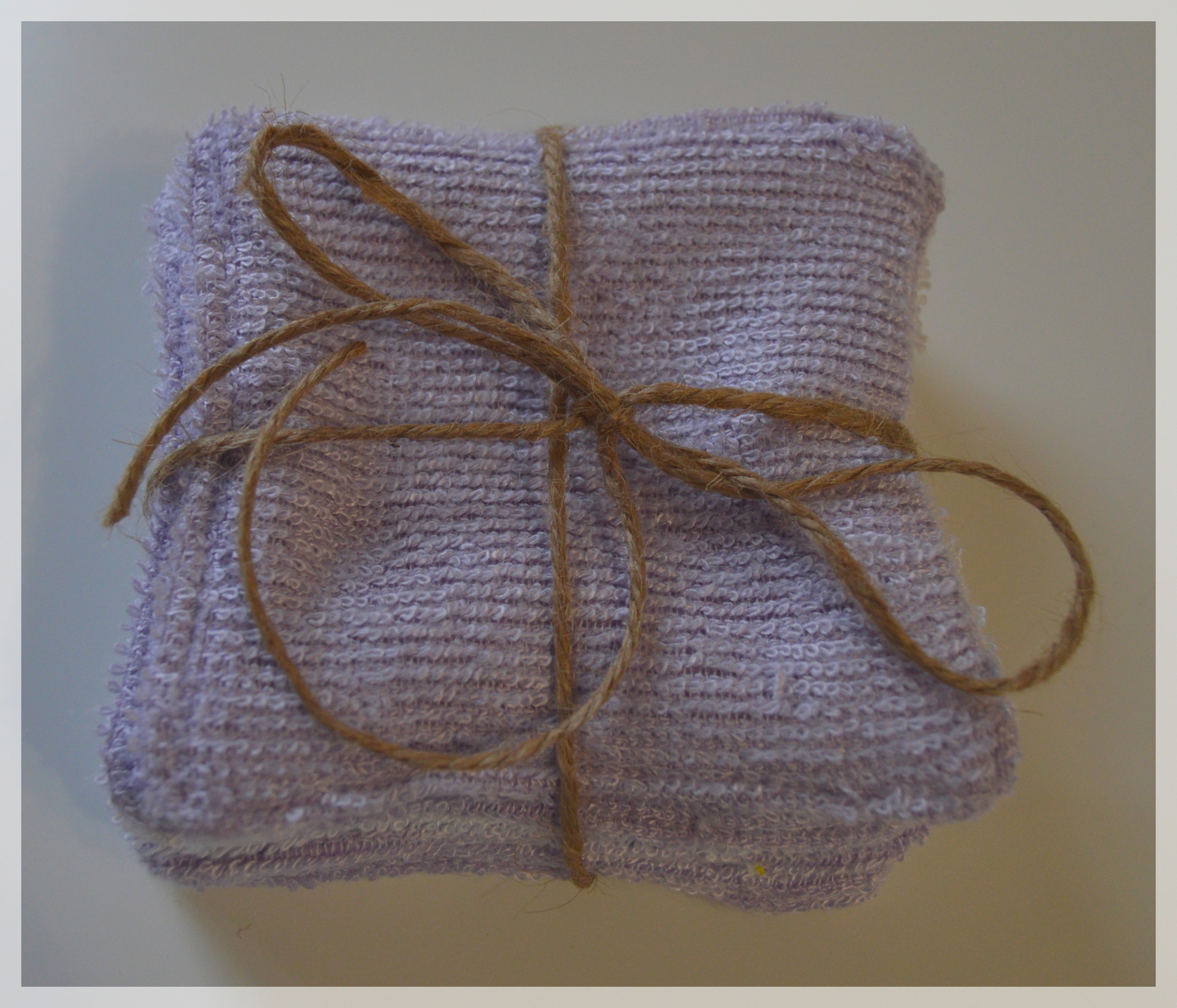 cotons lavables lilas blanc 1