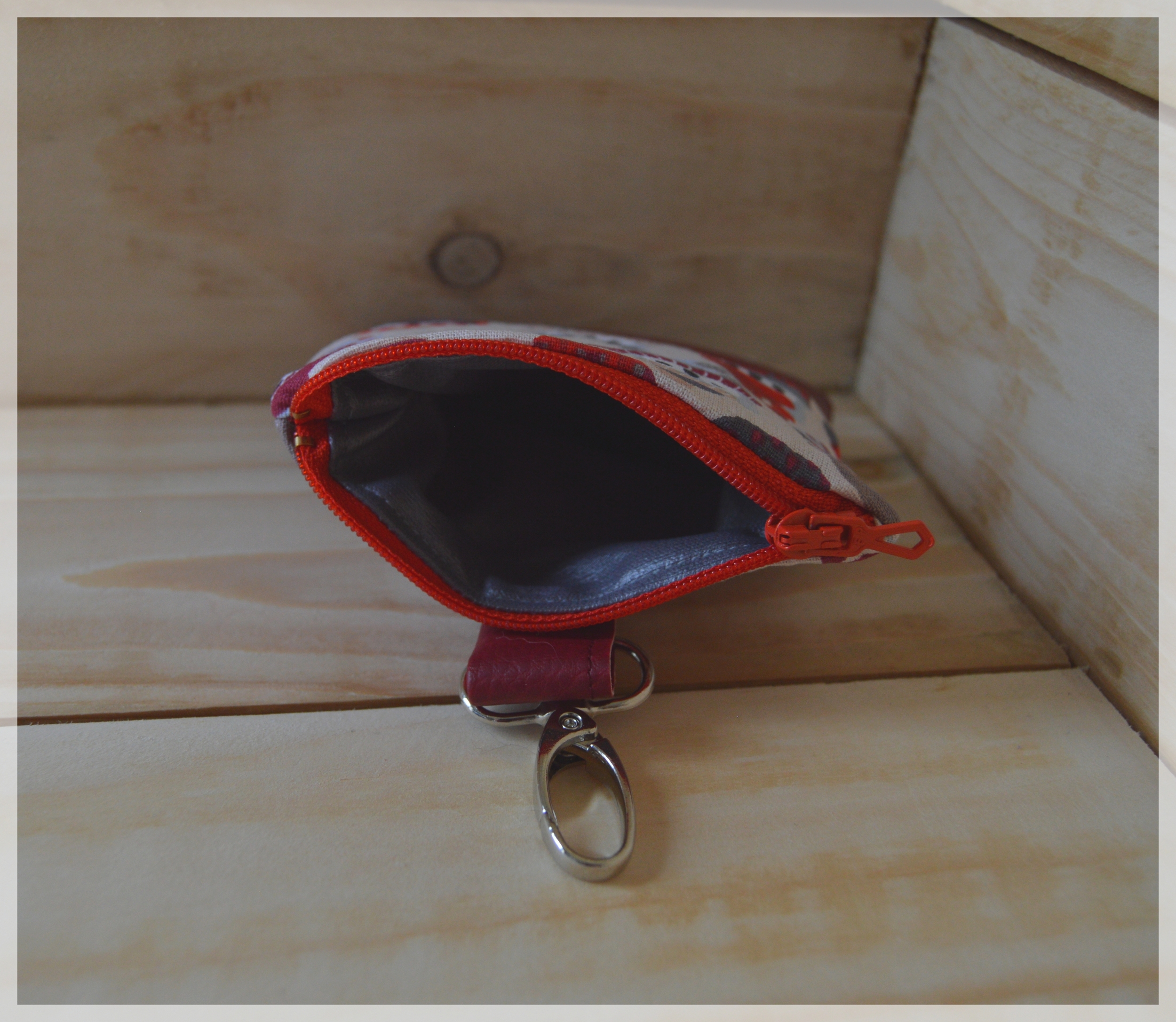 pochette friandises chouettes rouges 3