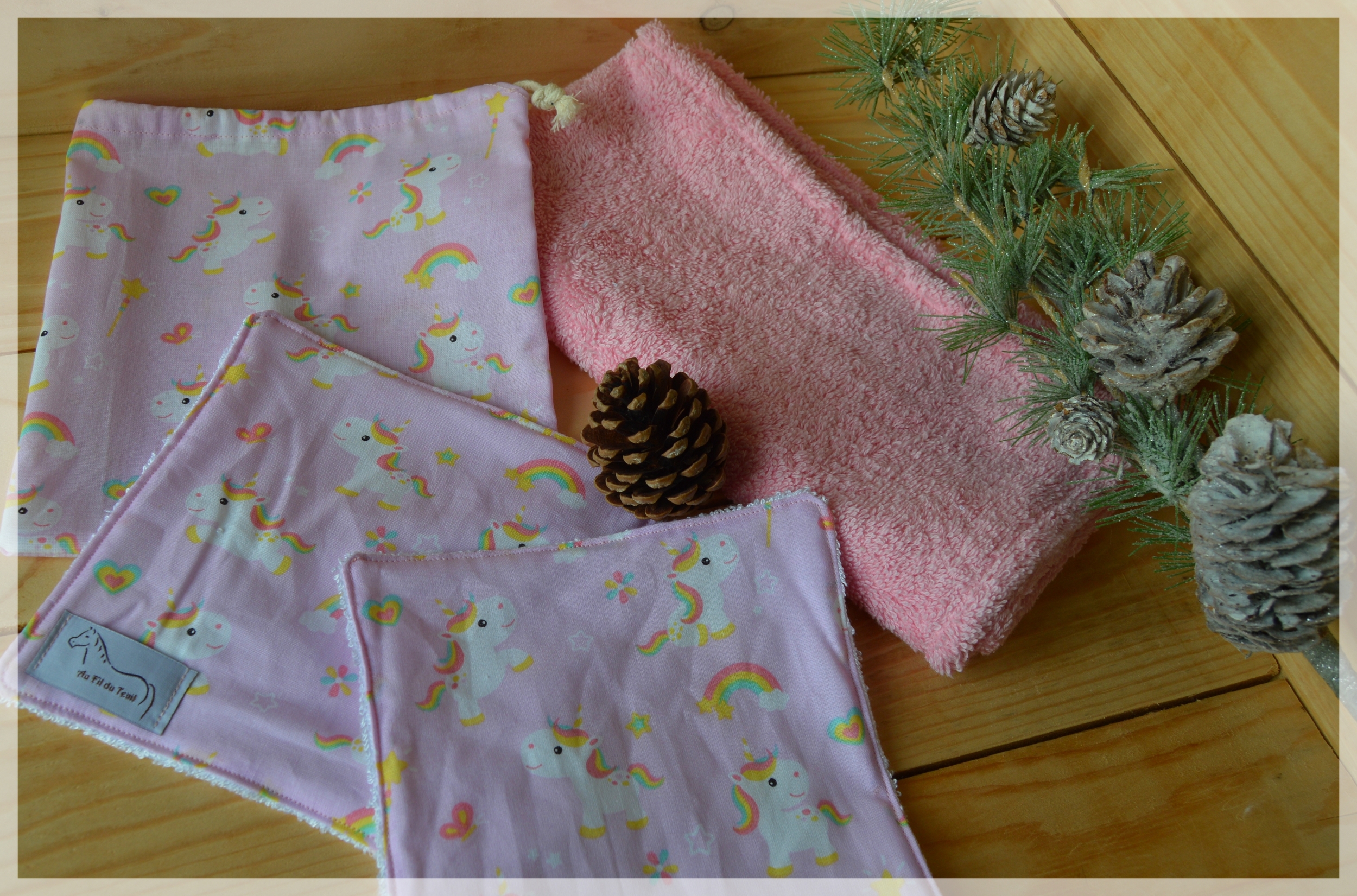 coffret soins chevaux Licorne rose 1