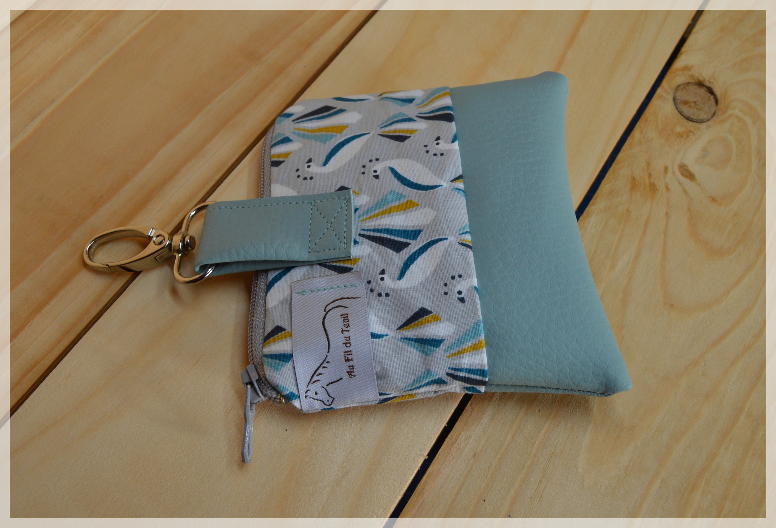 pochette friandises paons bleus 3