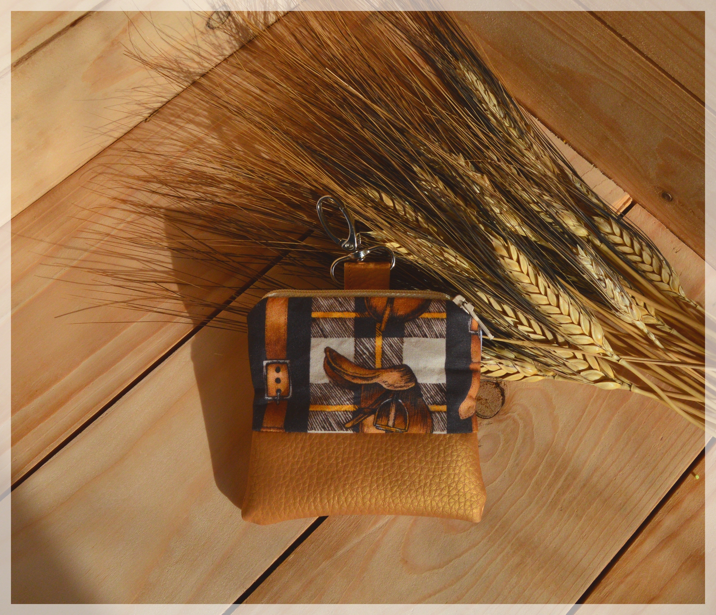 pochette friandises selles or