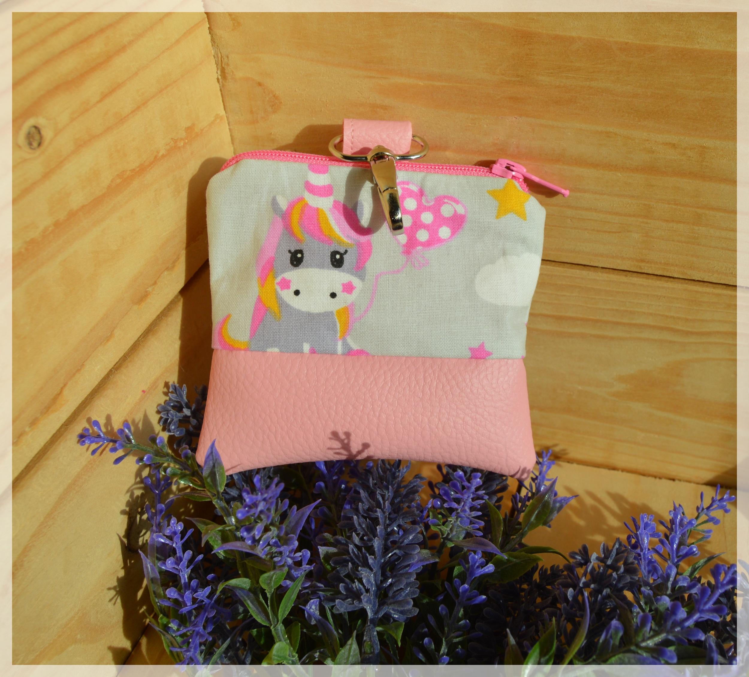 pochette friandises lisou grise rose pale 2