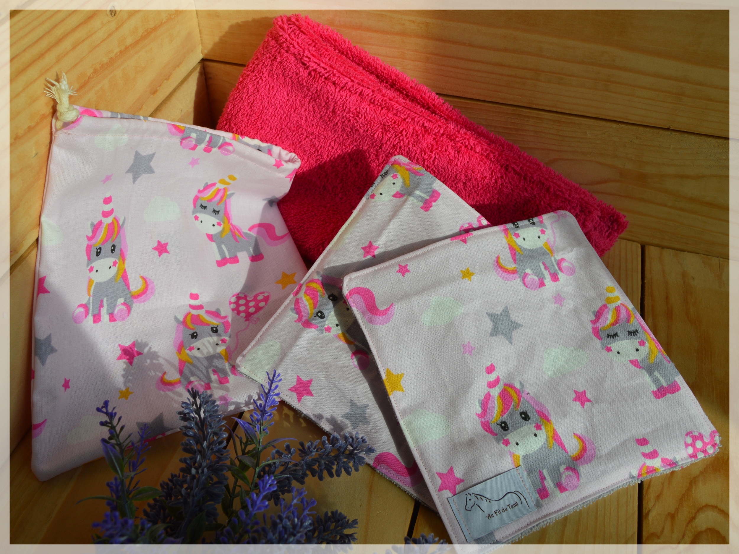 coffret soins chevaux lisou rose
