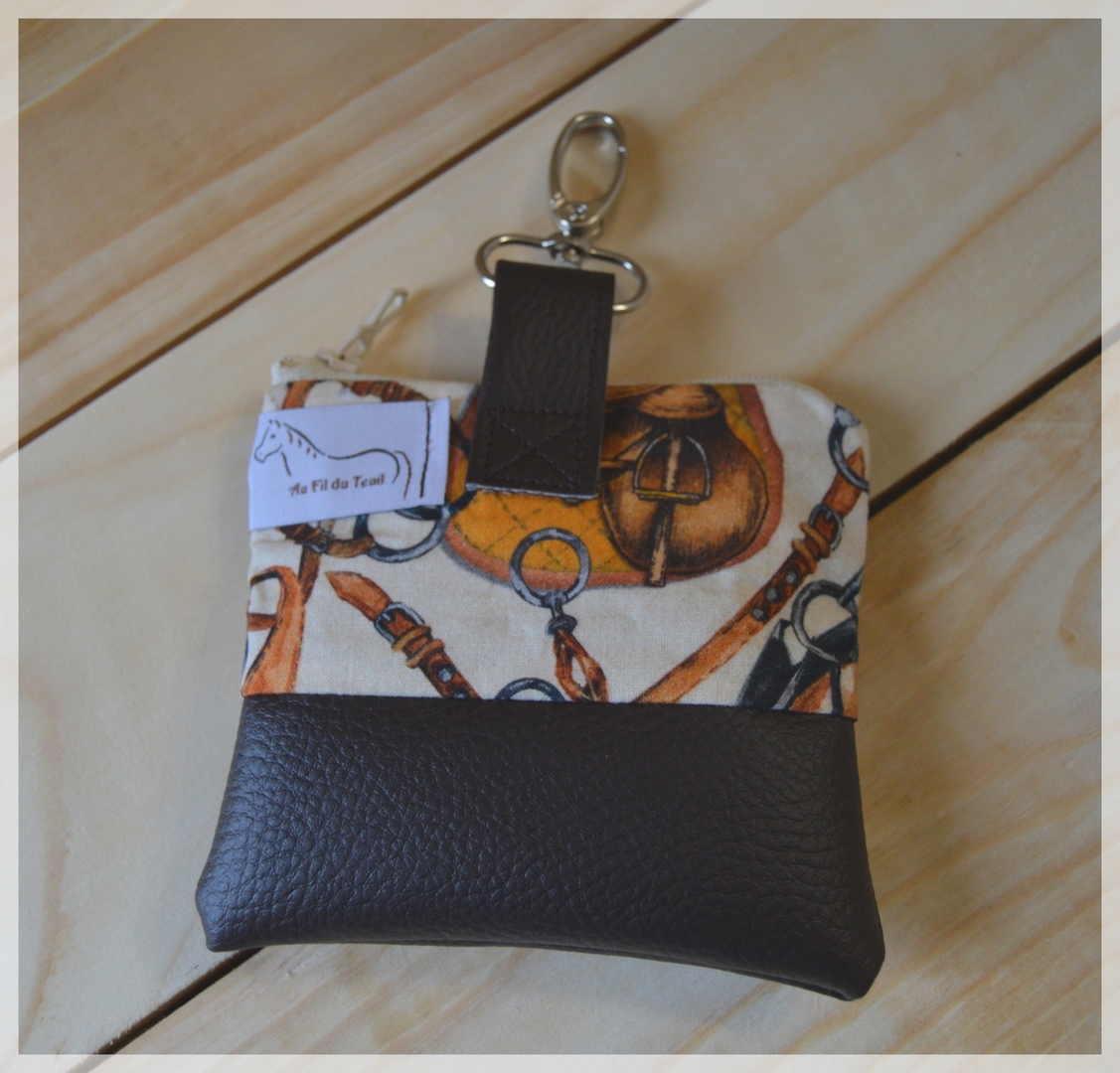 Pochette à friandises imperméable avec cordon de serrage - Léopard main image 1