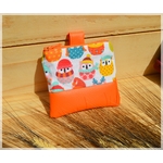 pochette chouettes orange 1