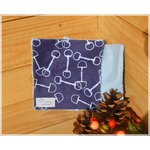 lot 2 lingettes bridle'teuil marine