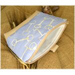 Pochette friandises GM Bridleteuil lavande 2 bord