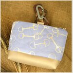 Pochette friandises GM Bridle'teuil lavande 1 bord