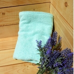 Bleu iceberg grande serviette