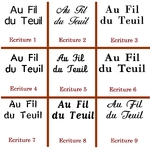 Affiche écritures