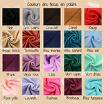 couleurs tissus polaire