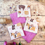 lingettes lavables coton carré réduit