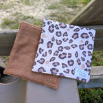 Lot 2 grandes lingettes lavables carré 2