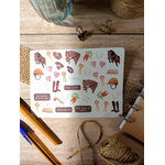 plaquette stickers classique