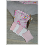 Pochon lingettes Lison rose