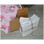 Lingettes gris blanc