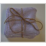 cotons lavables lilas blanc 1