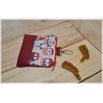 pochette friandises chouettes rouges 4
