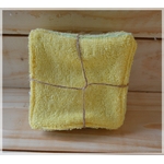 lingettes lavables vert et jaune 3