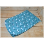 pochette cavalier Grues bleues 1
