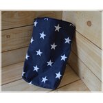 pochette cavalier étoiles bleu marine 1