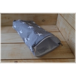 pochette cavalier étoiles gris 2