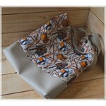 Tote bag harnachement beige 2