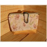 pochette élastiques floraison or 1