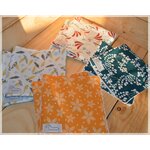 ensemble 4 lots lingettes chevaux