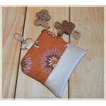 pochette friandises roami cannelle beige irisé 2