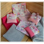 ensemble lisou gris et rose