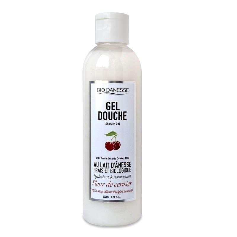 Gel Douche Au Lait D'ânesse Bio 200ml - Soin Naturel Et Doux Pour La Peau