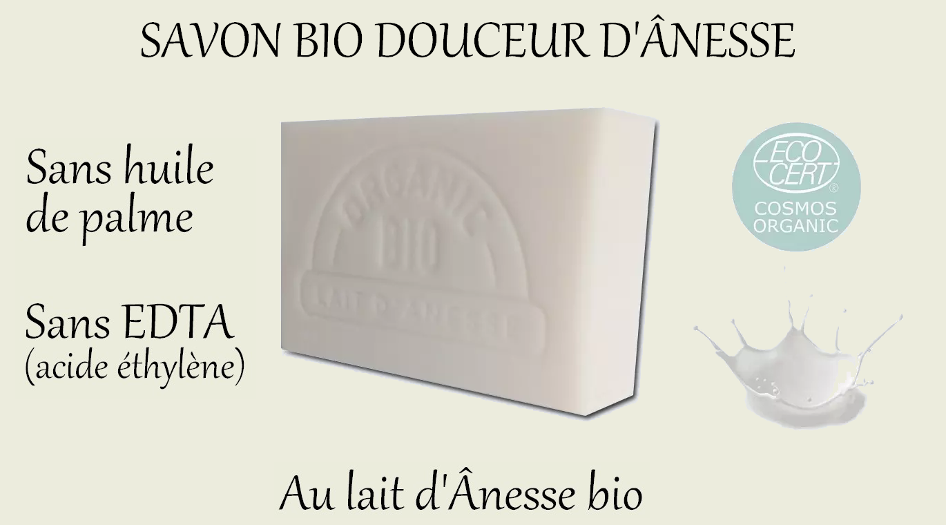 Savon lait d'anesse - Bio-Danesse - SOINS CORPS ET VISAGE