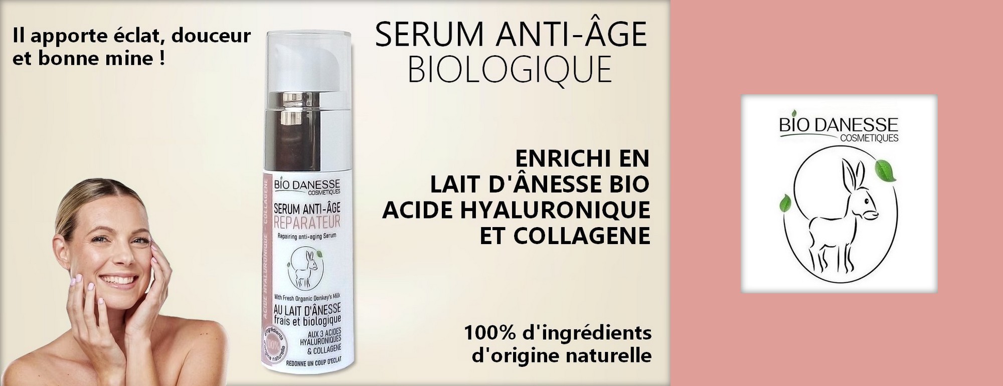 Découvrez notre sérum bio au lait d'ânesse >>>