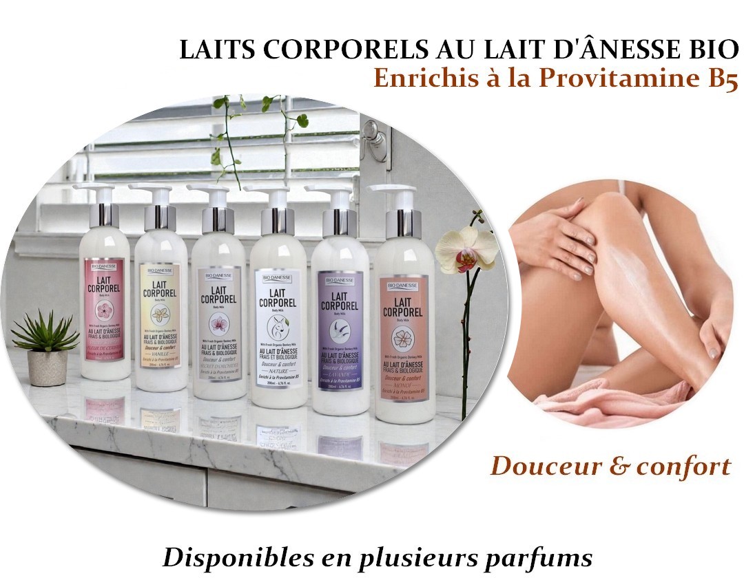 Je découvre les laits pour le corps >>>