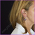 Boucles d'oreilles cristal de Swarovski violet et argent