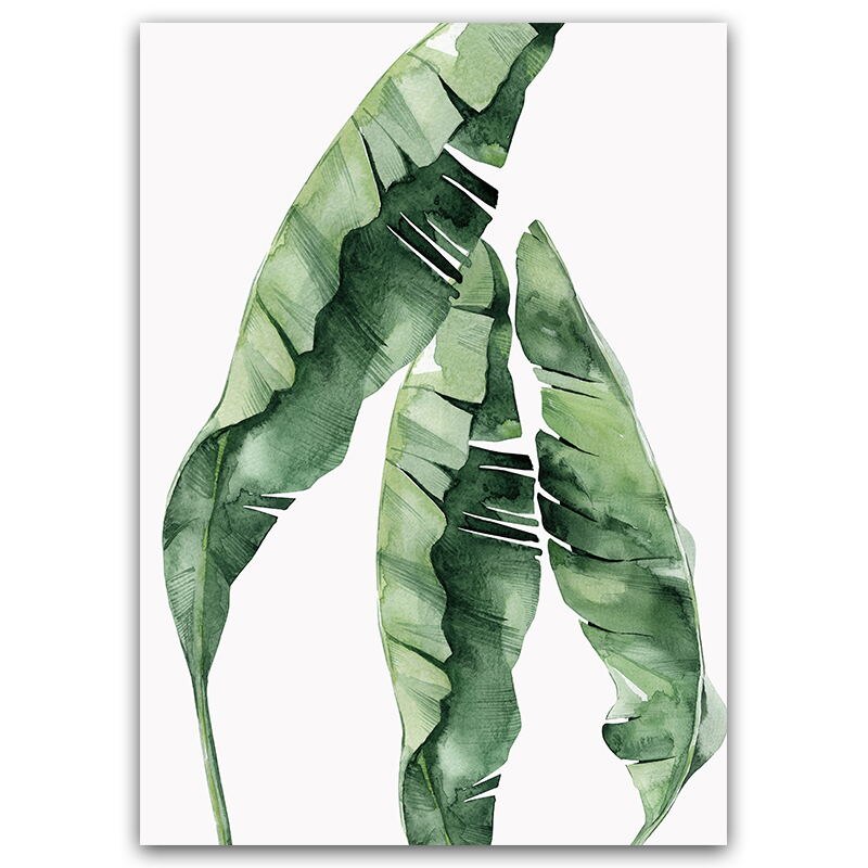 Affiches-imprim-es-en-toile-verte-Plantes-vertes-minimaliste-moderne-et-nordique-feuilles-vertes-d-coration