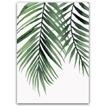 Affiches-imprim-es-en-toile-verte-Plantes-vertes-minimaliste-moderne-et-nordique-feuilles-vertes-d-coration