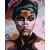 Noir-blanc-africain-femme-nue-Cuadros-toile-peinture-affiches-et-impressions-scandinave-mur-Art-photo-pour