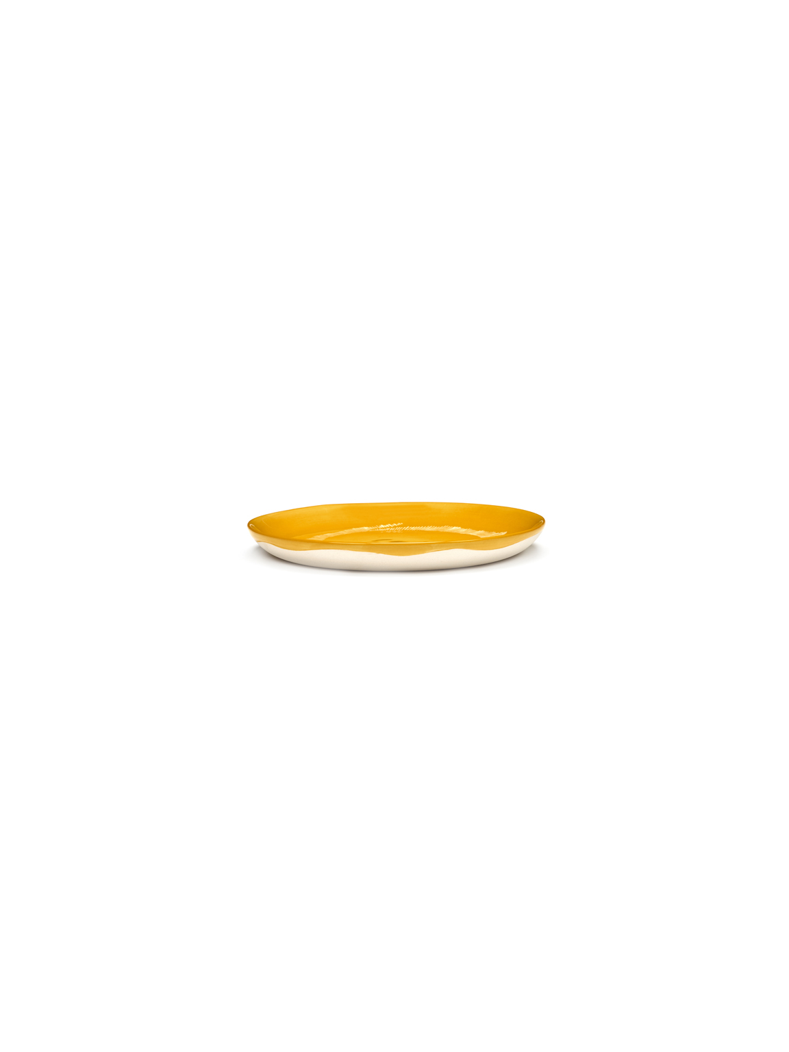 assiette feast s jaune et blanc 19x19x2 B8921004D (2)