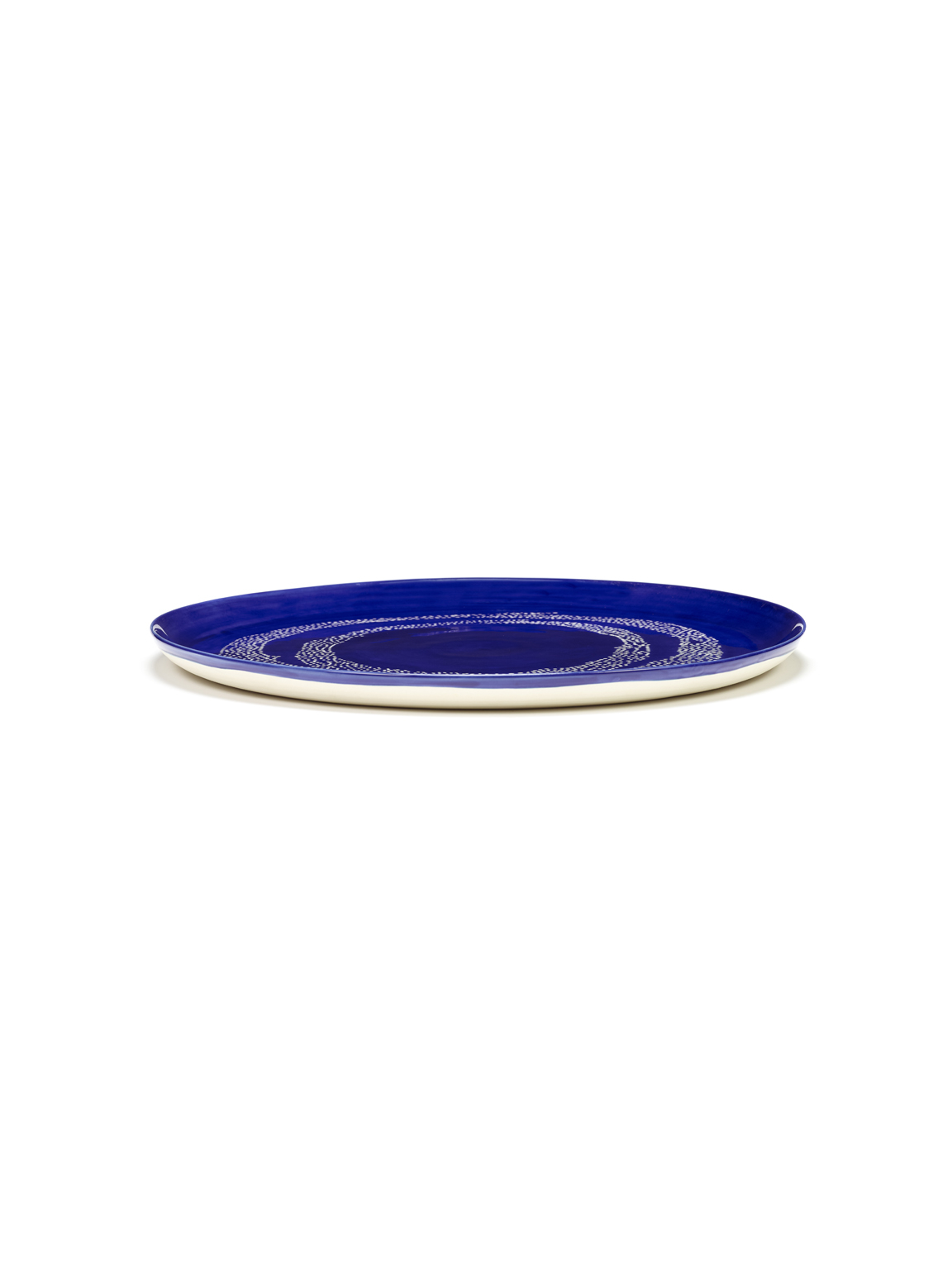 assiette de service feast lapis lazuli 35x35x2 B8921007I (2)